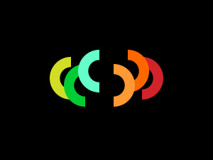 Coloured semicircles